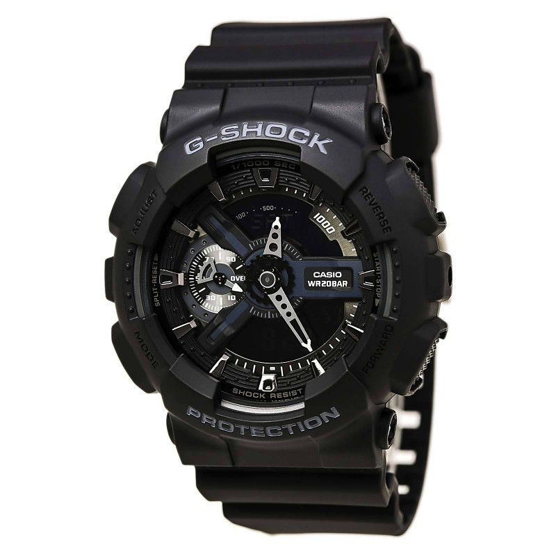 AWGM100B-1A Men's G-Shock Black Resin Tough Solar Power Atomic Watch