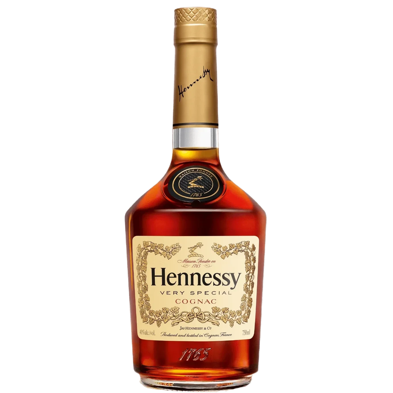 Hennessy VS Cognac, 750 ml Glass Bottle 40% ABV